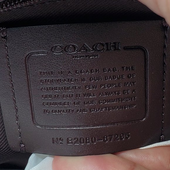 Coach Swagger 27 Satchel 87295 Oxblood - Picture 7 of 8